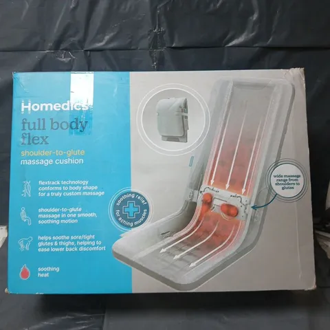 HOMEDICS FULL BODY FLEX MASSAGE CUSHION – SHOULDER-TO-GLUTE MASSAGER