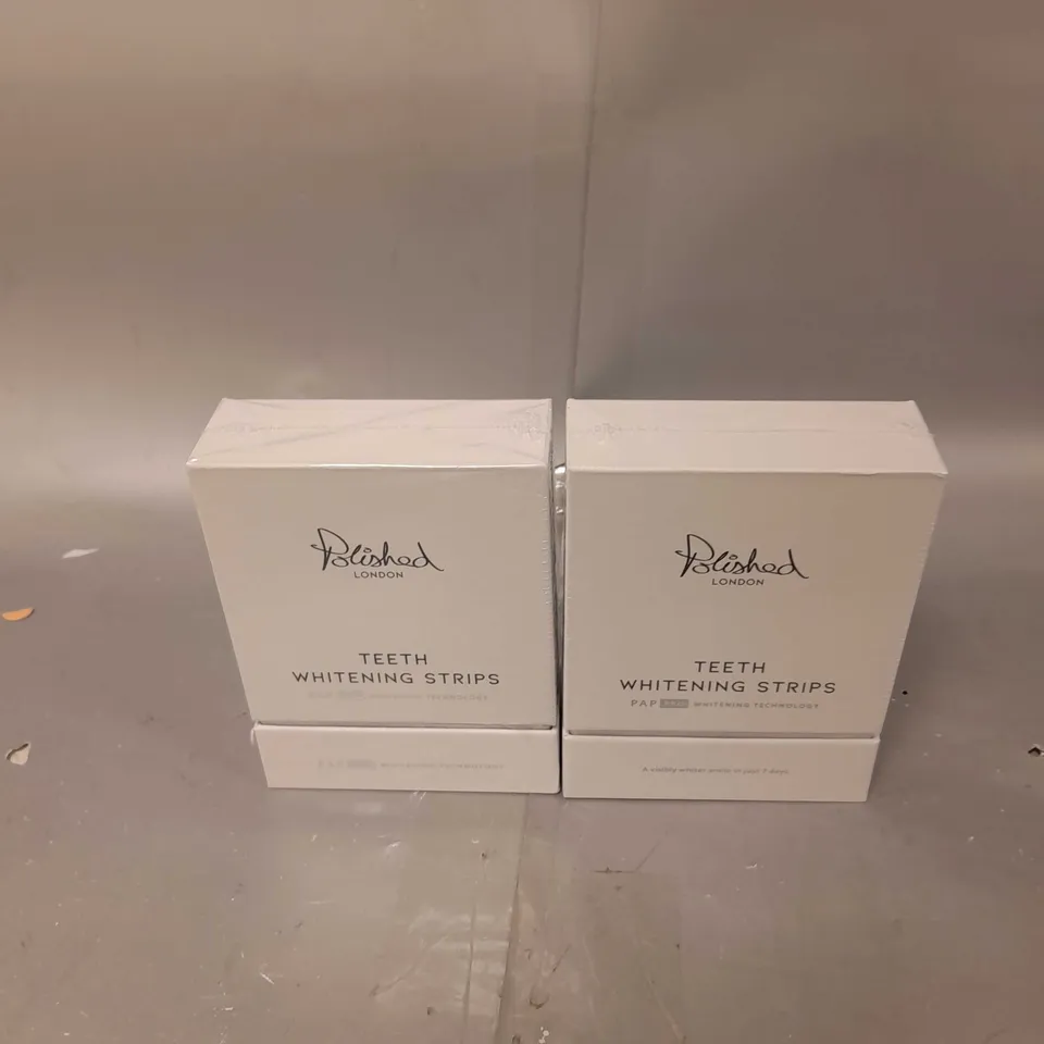 POLISHED LONDON TEETH WHITENING STRIPS 28 DAY PLAN 