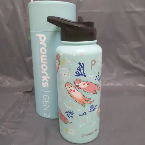 PROWORKS GEN 2 1L EGGSHELL BLUE BOTTLE