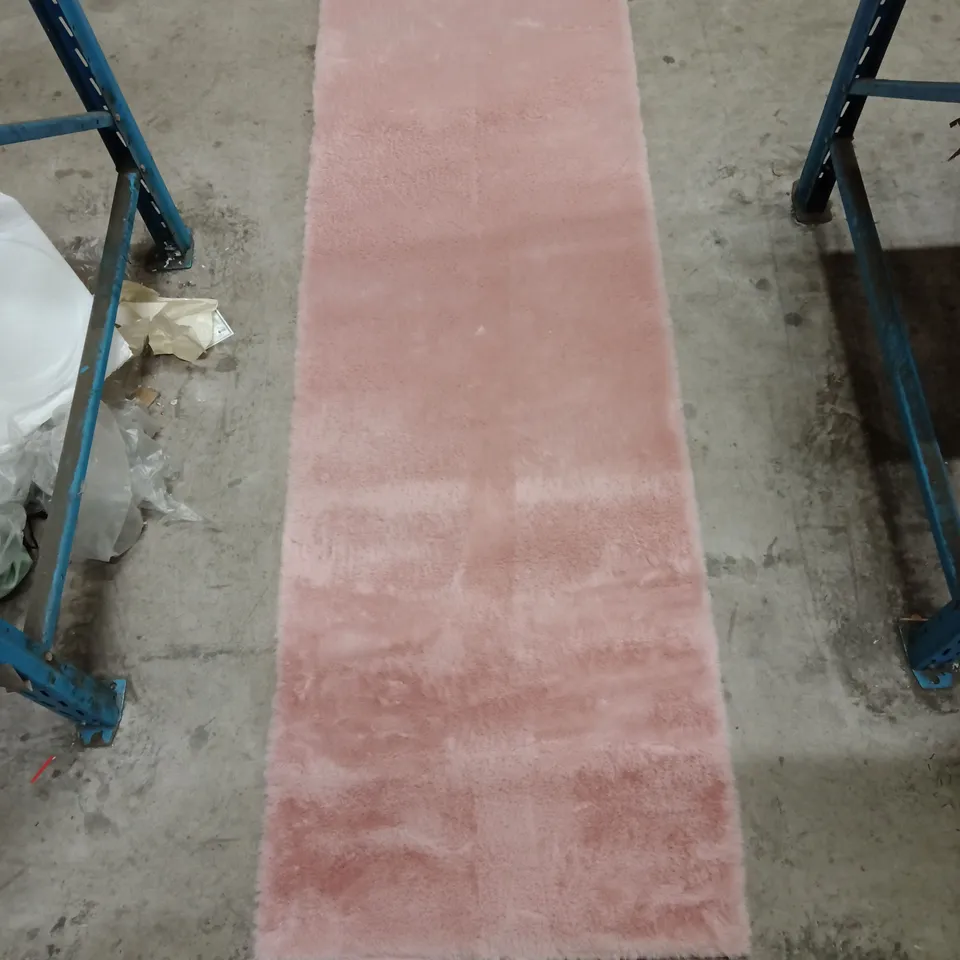 DESIRE RUGS PLUSHTALE BABY PINK RUG 60X200CM