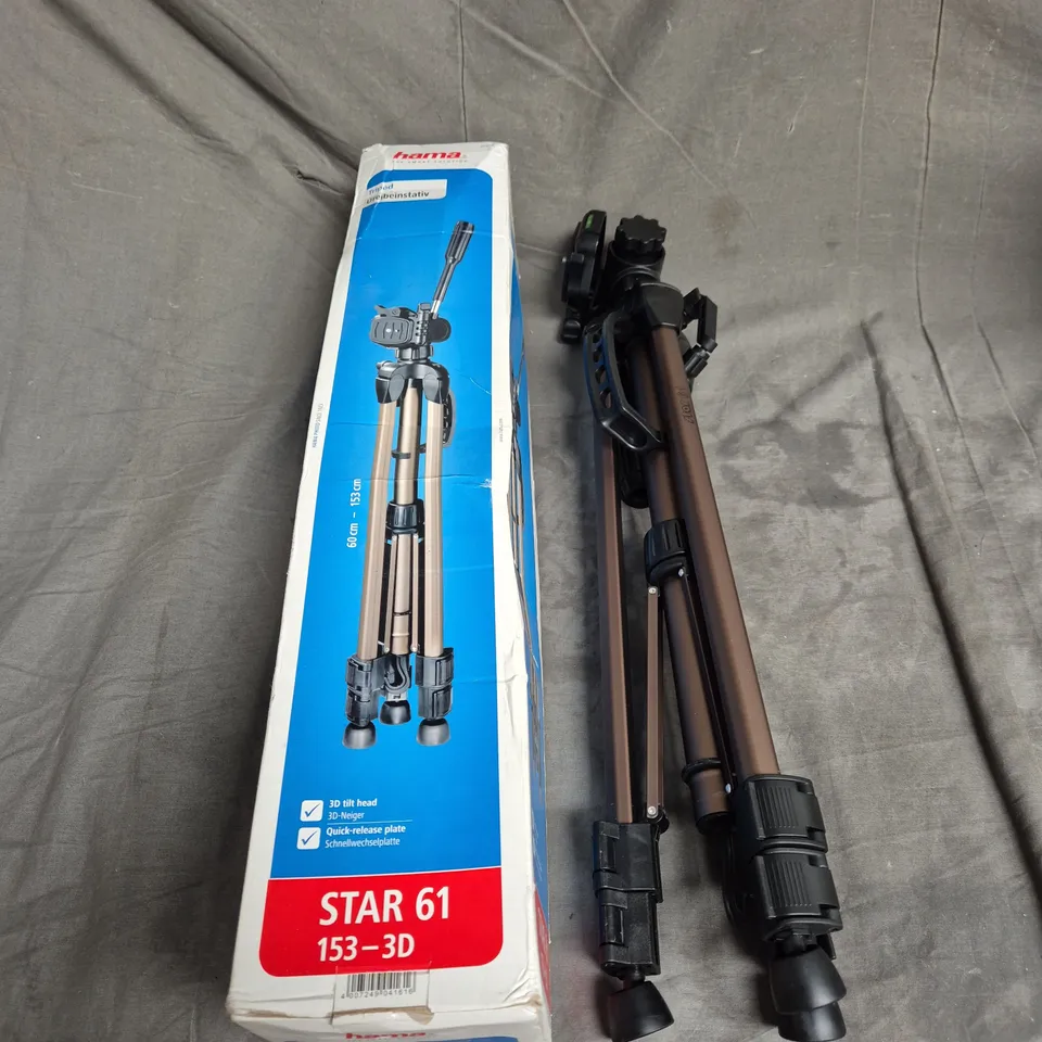 BOXED HAMA STAR 61 153-3D TRIPOD