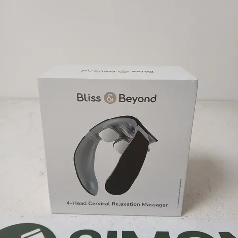 BLISS & BEYOND 4-HEAD CERVICAL RELAXATION MASSAGER