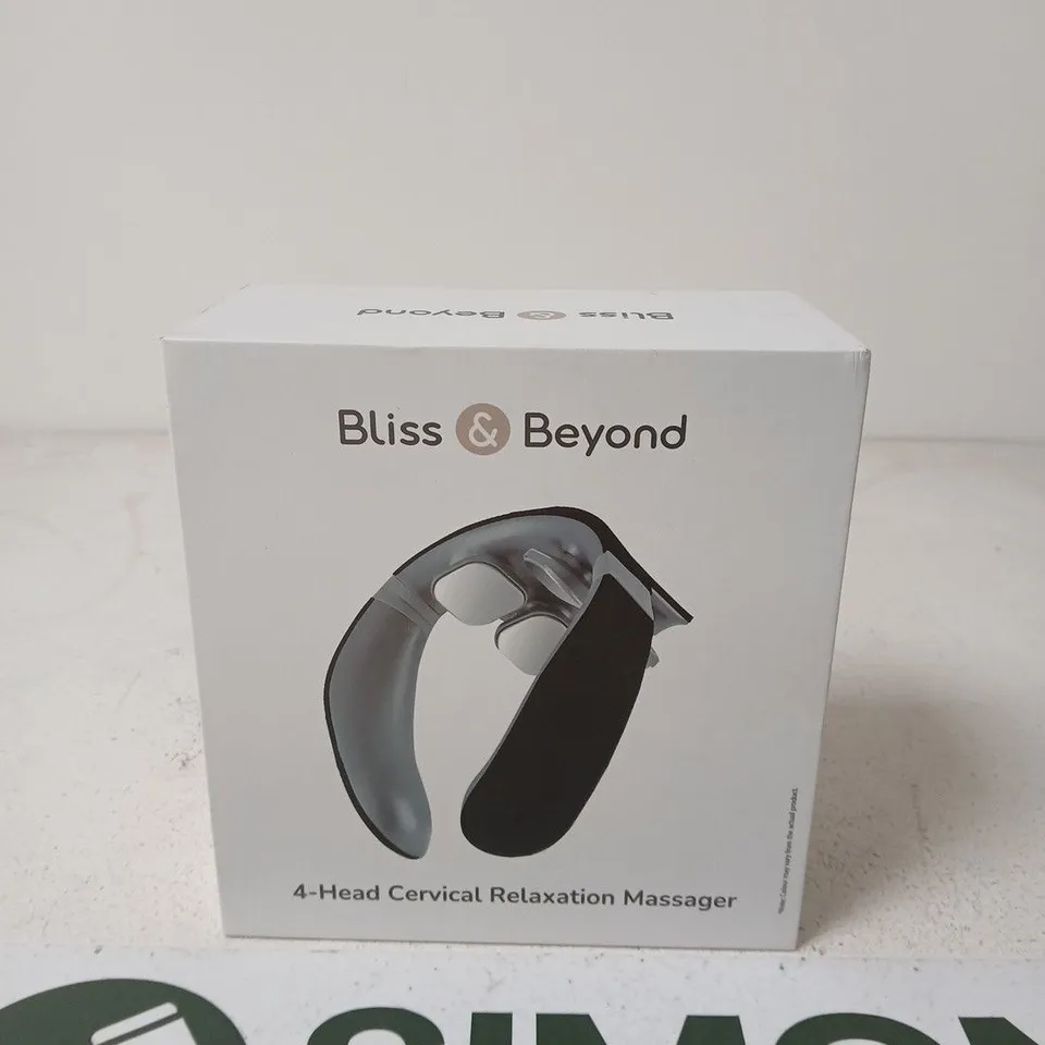 BLISS & BEYOND 4-HEAD CERVICAL RELAXATION MASSAGER