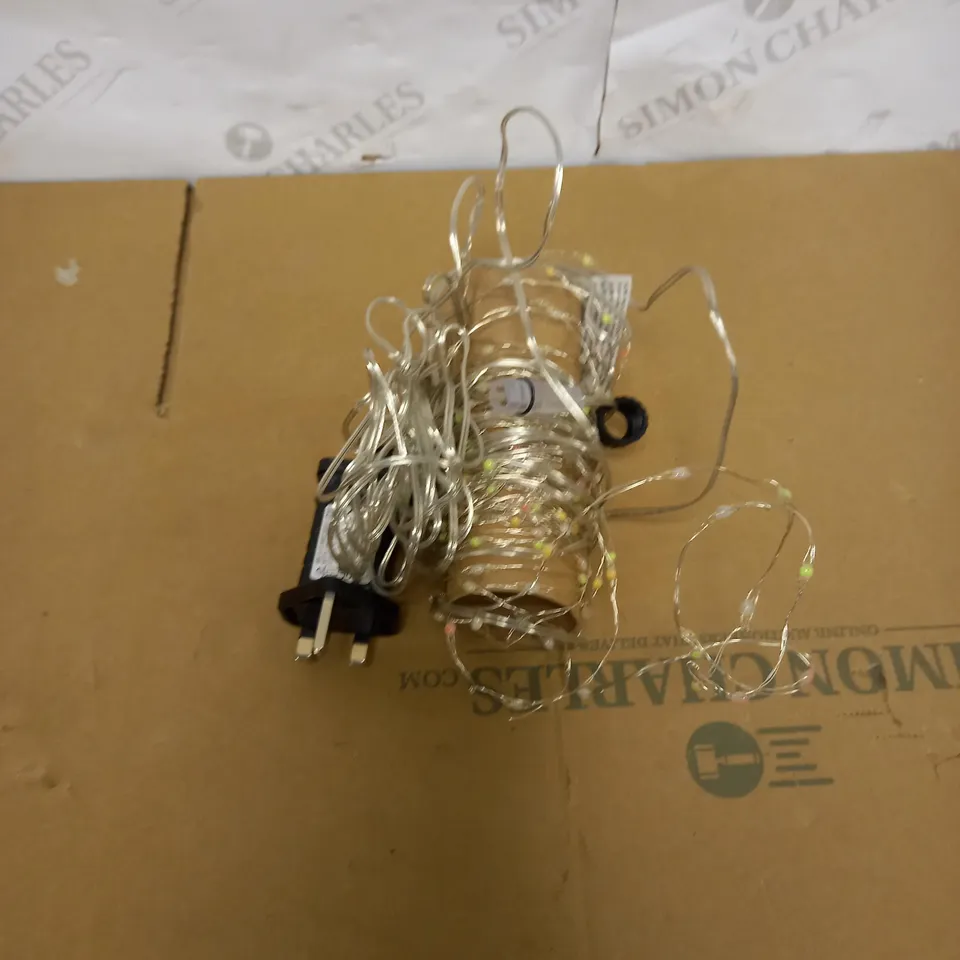 JOHN LEWIS WIRE LIGHTS WITH TIMER 320 MULTICOLURED LEDS