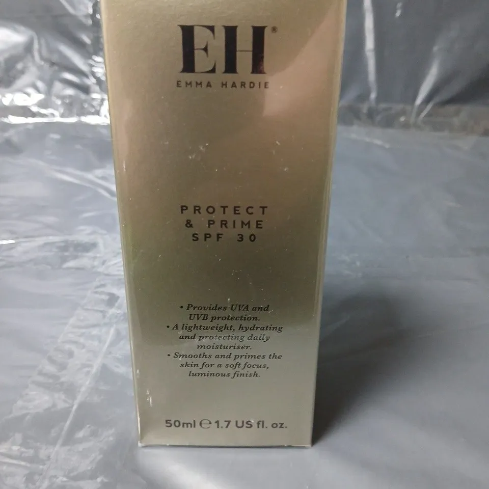 SEALED EMMA HARDY PROTECT AND PRIME SPF 30 PRIMER AND MOISTURISER - 50ML