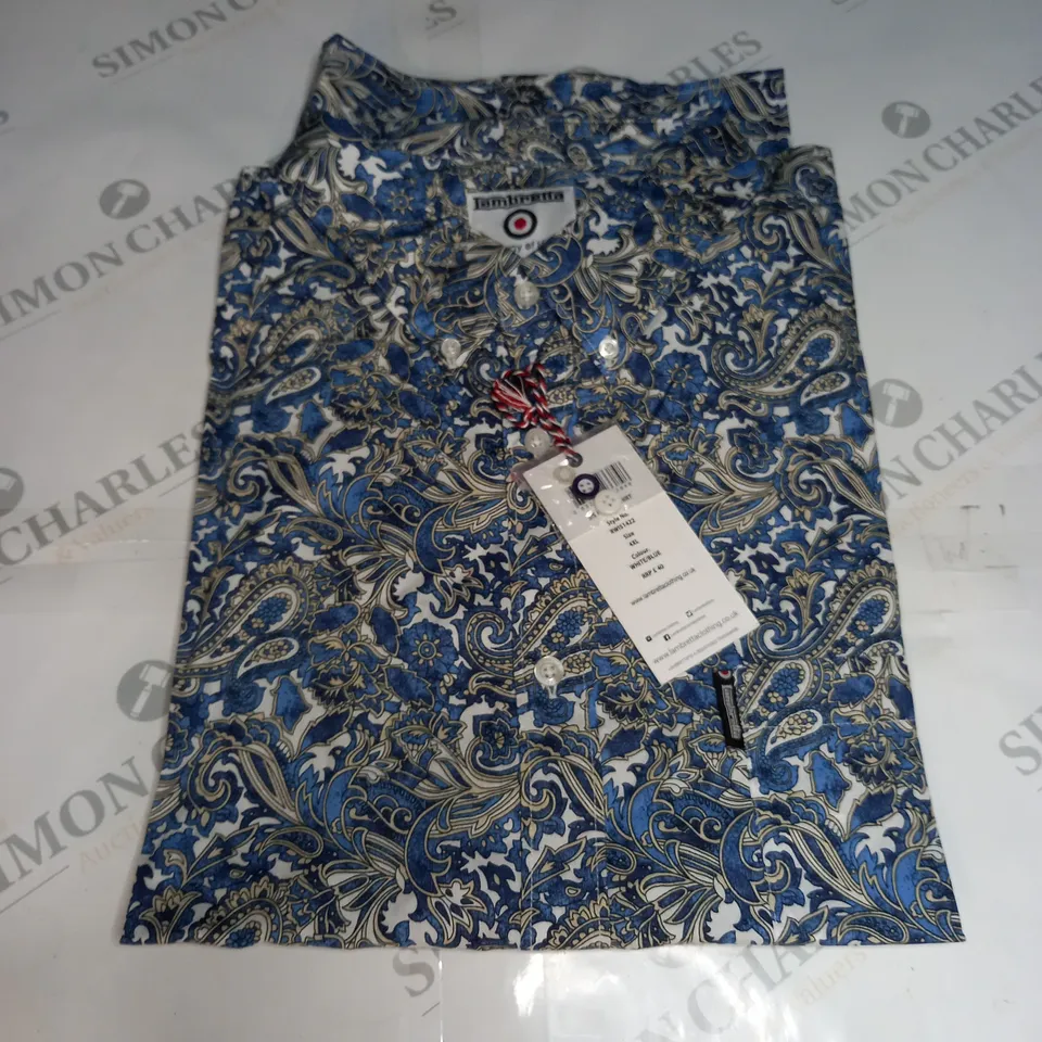 LAMBRETTA PAISLEY SHIRT - SIZE 4XL