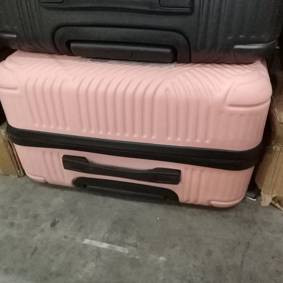 NEO PINK HARD PLASTIC SHELL SUITCASE