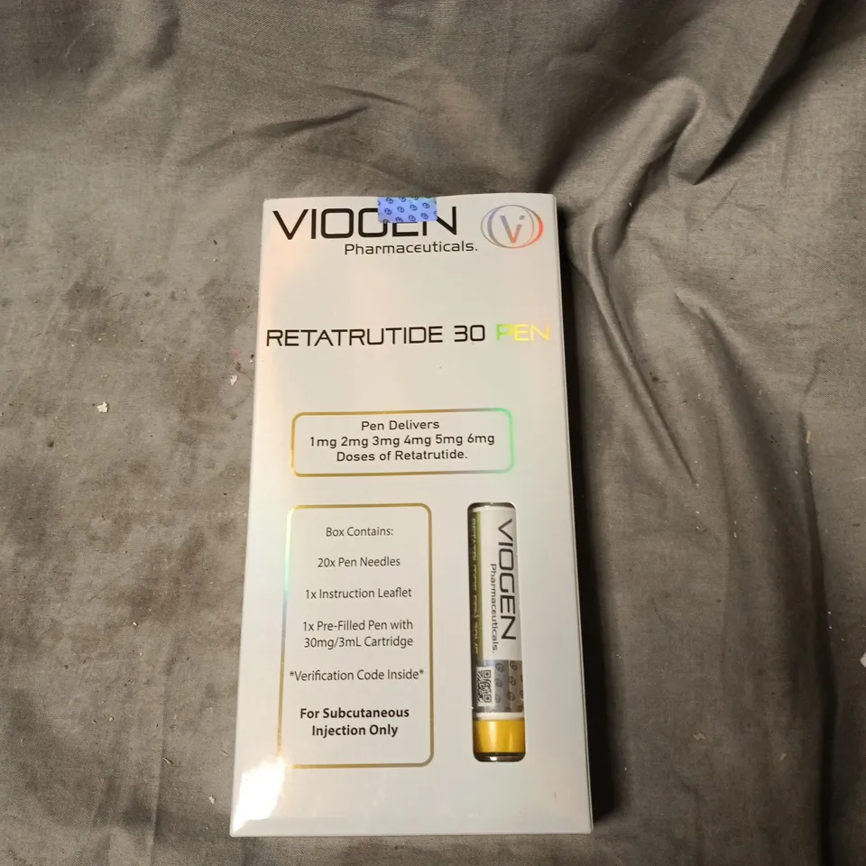 VIOGEN RETATRUTIDE 30 PEN – SUBCUTANEOUS INJECTION DEVICE