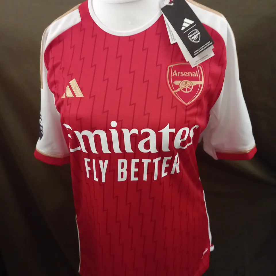 ARSENAL FC HOME SHIRT WITH G .JESUS 9 SIZE M