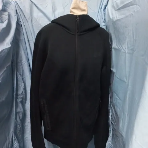 NIKE BLACK ZIP-FRONT HOODIE/JACKET – SIZE M (MEN) – MADE IN CAMBODIA