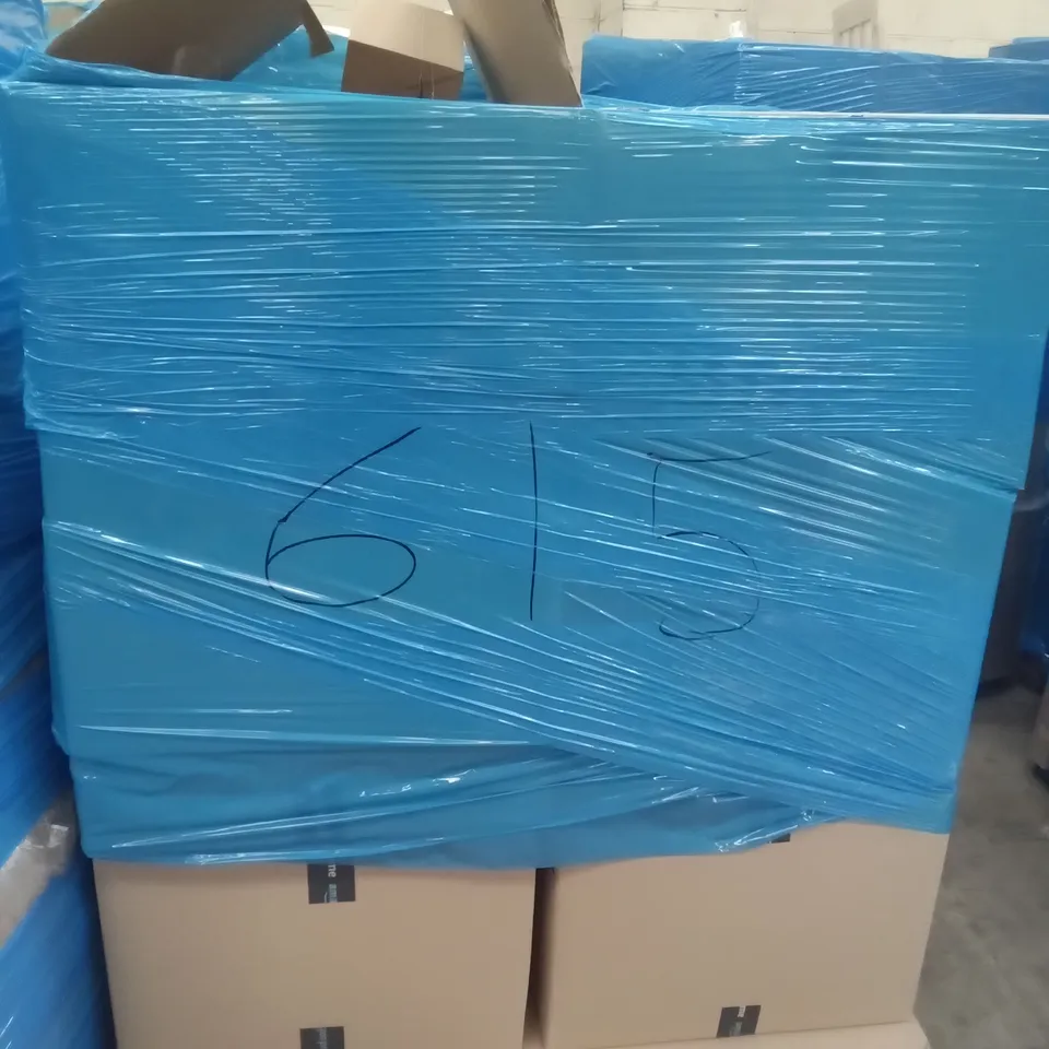 PALLET OF ASSORTED ITEMS INCLUDING SENSE COLOURING PENCILS, FISH TYPE PROTECTIVE MASK, JUVALE PAPER CUPS, CHRISTMAS BAUBLE SET, TEETH WHITING STRIPS, MAXCAM STORAGE CASE 