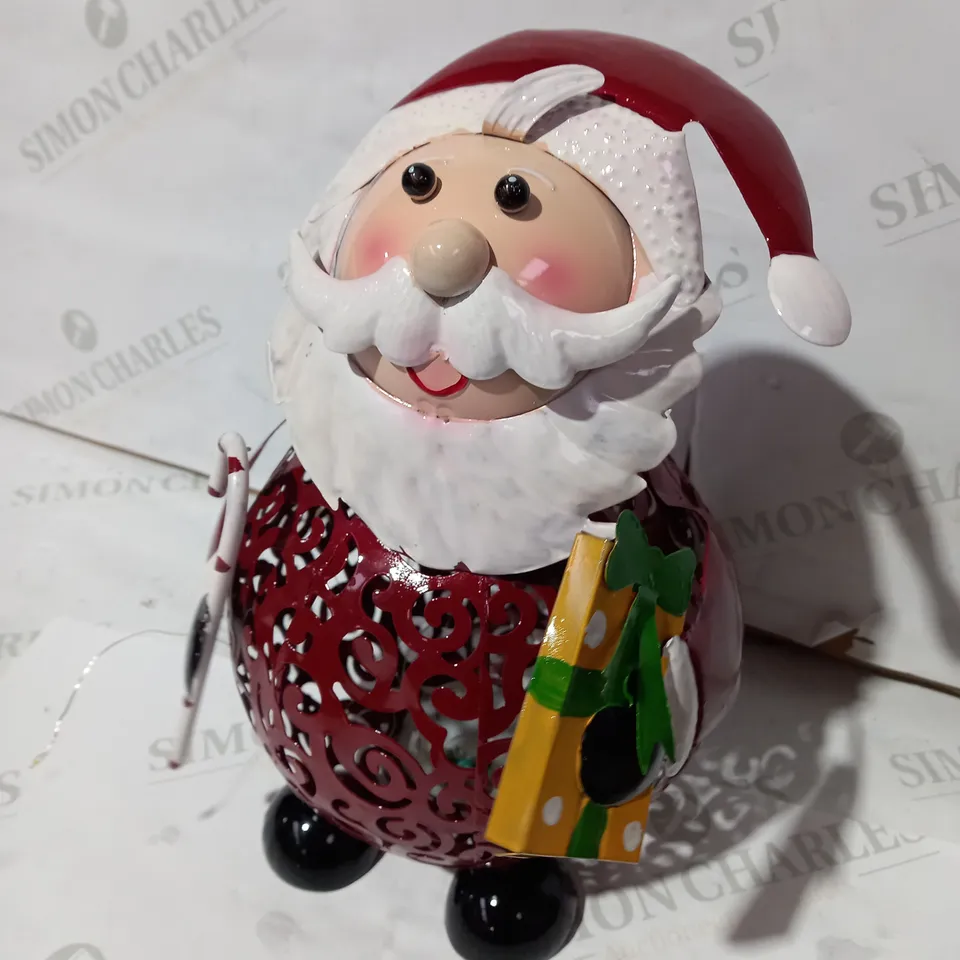 THREE KINGS FILIGREE FOLK LIGHT SANTA  RRP £19.99