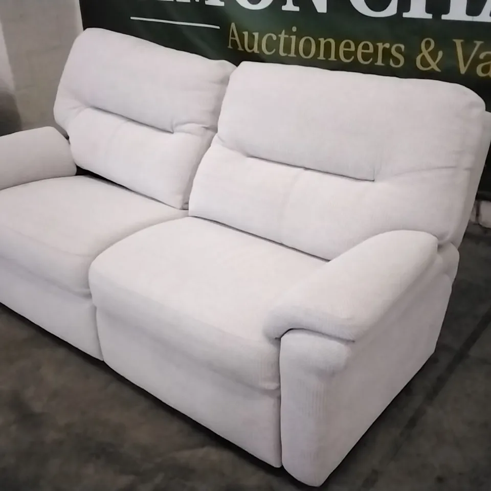 QUALITY BRITISH DESIGNED & MANUFACTURED G PLAN STRATFORD 2 SEATER COPPICE ASH FABRIC SOFA