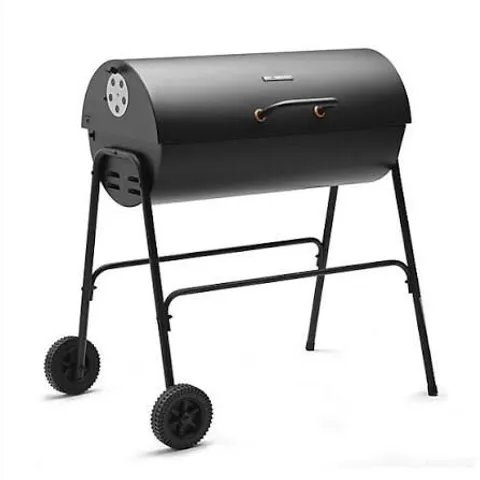 BOXED BIG SMOKEY CHARCOAL BBQ PORTABLE BARBECUE SMOKER NON-STICK GRILL WARMING RACK
