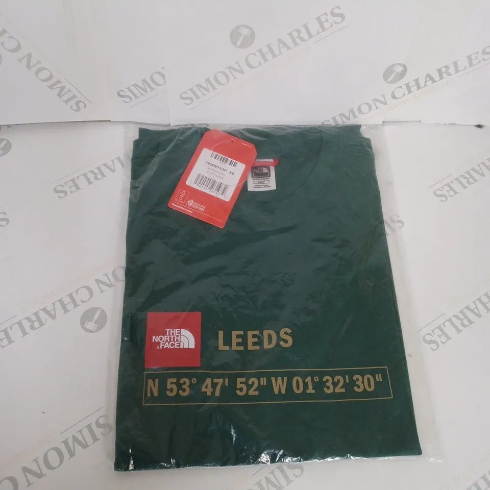 BAGGED THE NORTH FACE LEEDS T-SHIRT SIZE XS