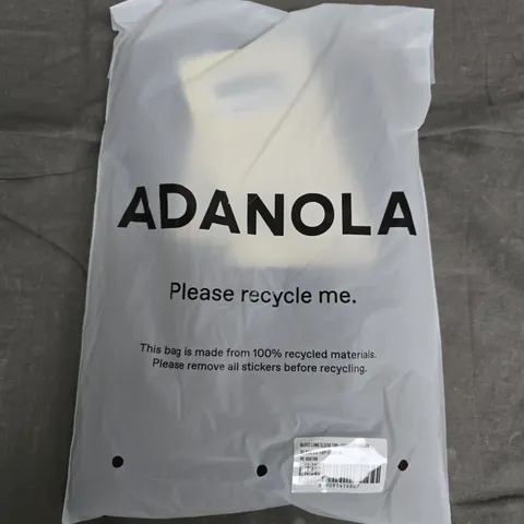BAGGED ADANOLA GLOSS LONG SLEEVE TOP - CHOCOLATE BROWN (M)