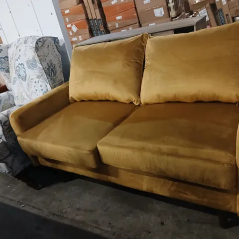 FLAXEN 140CM WIDE 2 SEATER SOFT VELVET LOVESEAT