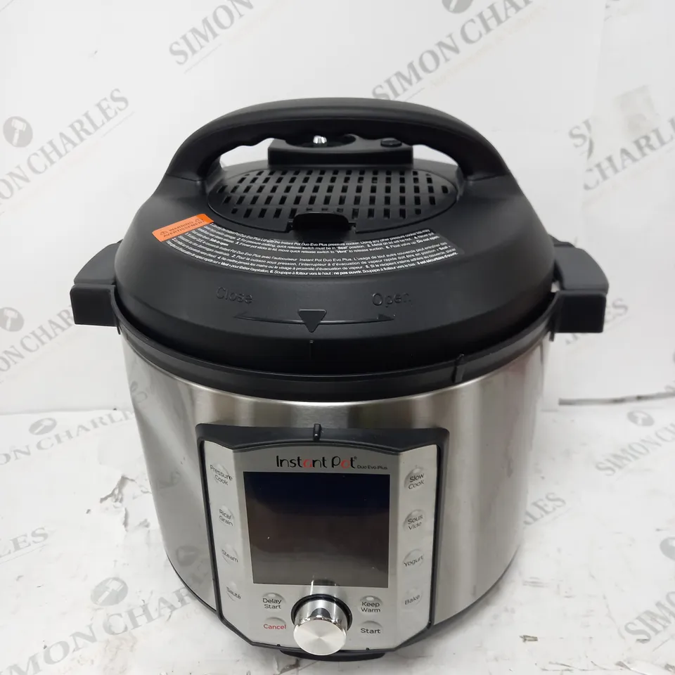 BOXED INSTANT POT DEO EVO PLUS 10-IN-1 PRESSURE COOKER 