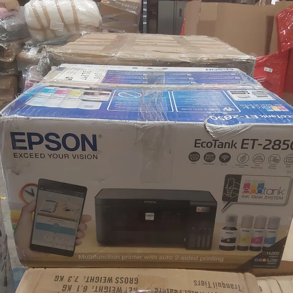 BOXED EPSON ECOTANK ET-2850 MULTIFUNCTIONAL PRINTER