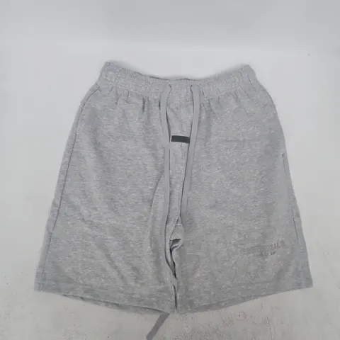 ESSENTIALS FEAR OF GOD SWEAT SHORTS IN GREY SIZE MEDIUM