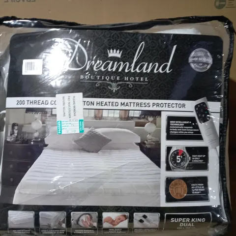 DREAMLAND HEATED MATTRESS PROTECTOR - SUPER KING DUAL