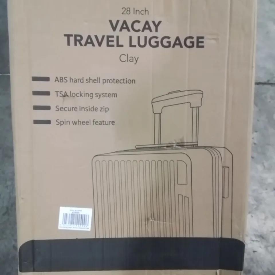 BOXED LUGG VACAY TRAVEL LUGGAGE