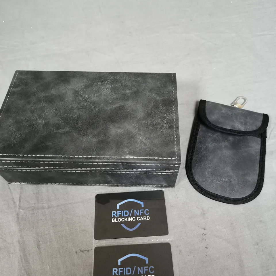 RFID BLOCKING CASE & WALLET SET 