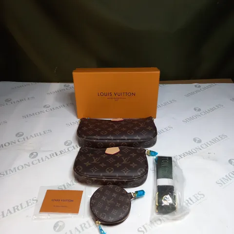 BOXED LOUIS VUITTON 3 PIECE PURSE SET