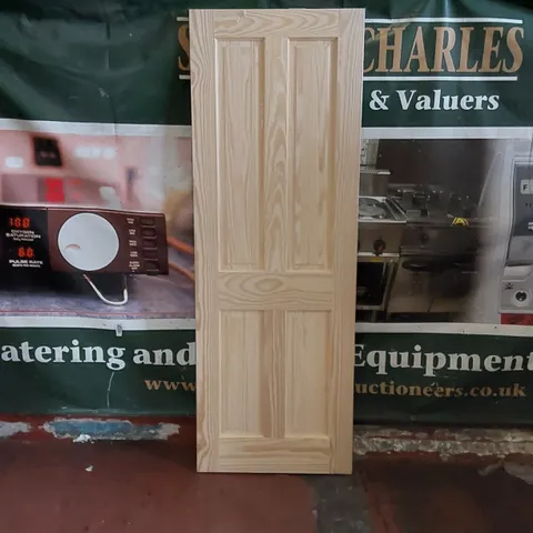 CLEAR PINE 4-PANEL INTERNAL DOOR // SIZE: 726 X 2040mm