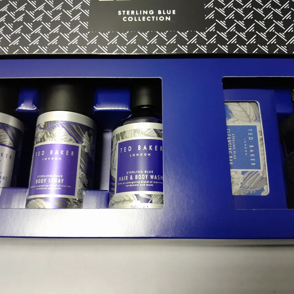 BOXED TED BAKER STERLING BLUE COLLECTION