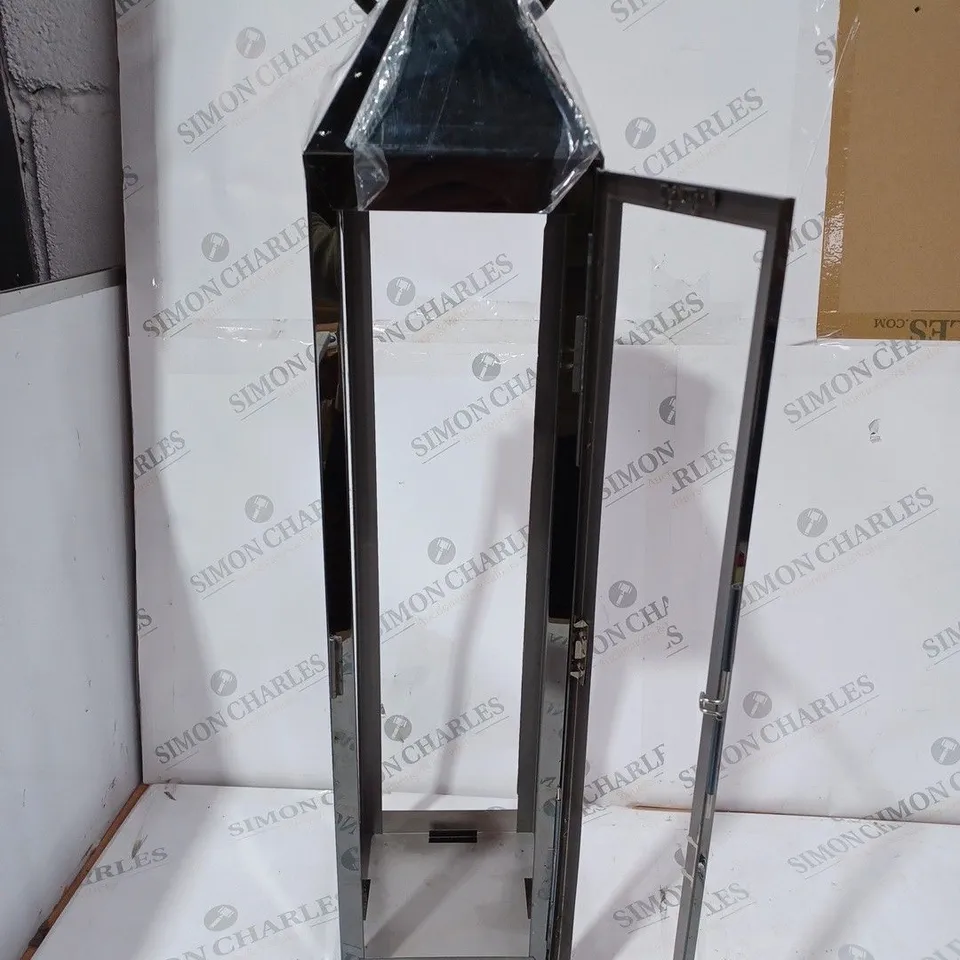 BOXED WARMIE HOMY STAINLESS STEEL DECORATIVE LANTERN 