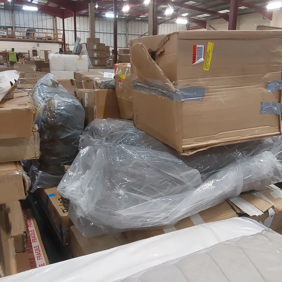 PALLET CONTAINING A LARGE QUANTITY OF ASSORTED FURNITURE PARTS 