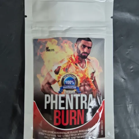 BOX OF APPROXIMATELY 85 PACKS OF CUTS-N-GAINS TABLETS - PHENTRA BURN (60 TABLETS PER PACK)
