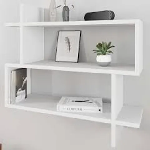 BOXED PARALEL BOOKCASE - WHITE