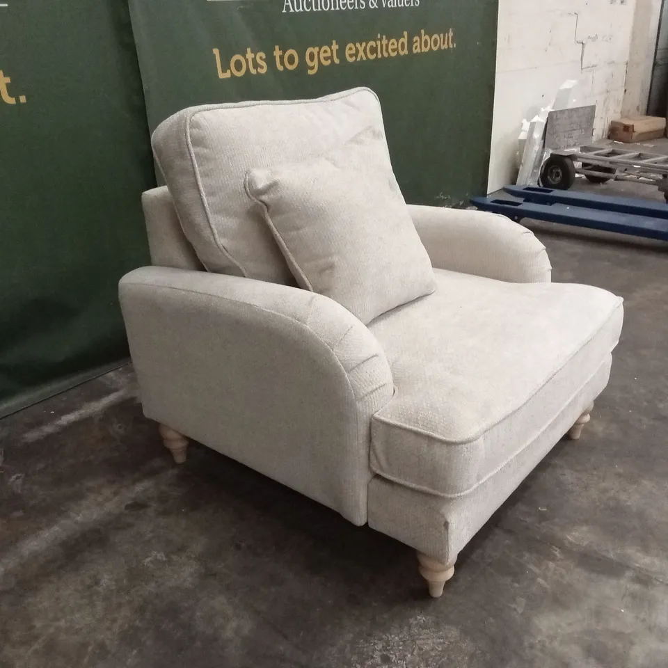 HEPBURN FABRIC ARMCHAIR - NATURAL RRP £449