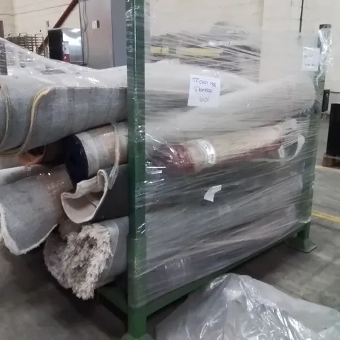 STILLAGE OF APPROXIMATELY 20 QUALITY DESIGNER RUGS
