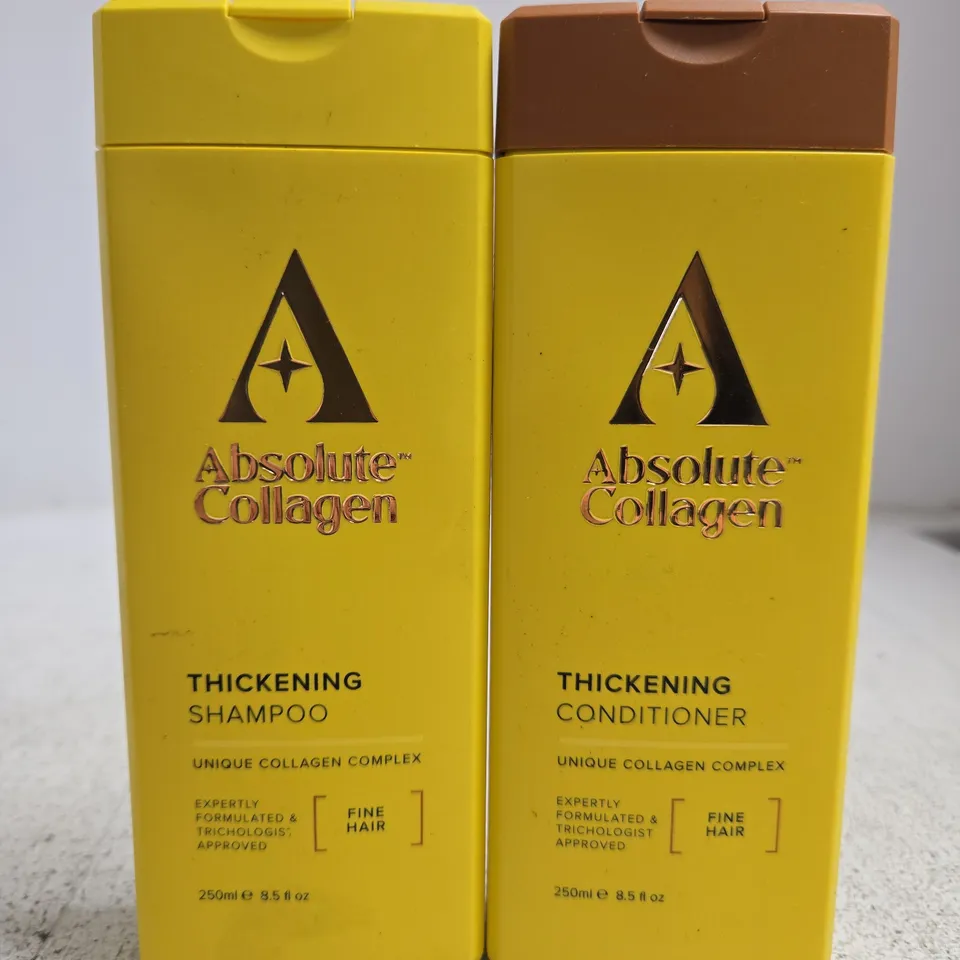 2 X ABSOLUTE COLLAGEN PRODUCTS TO INCLUDE SHAMPOO & CONDITIONER