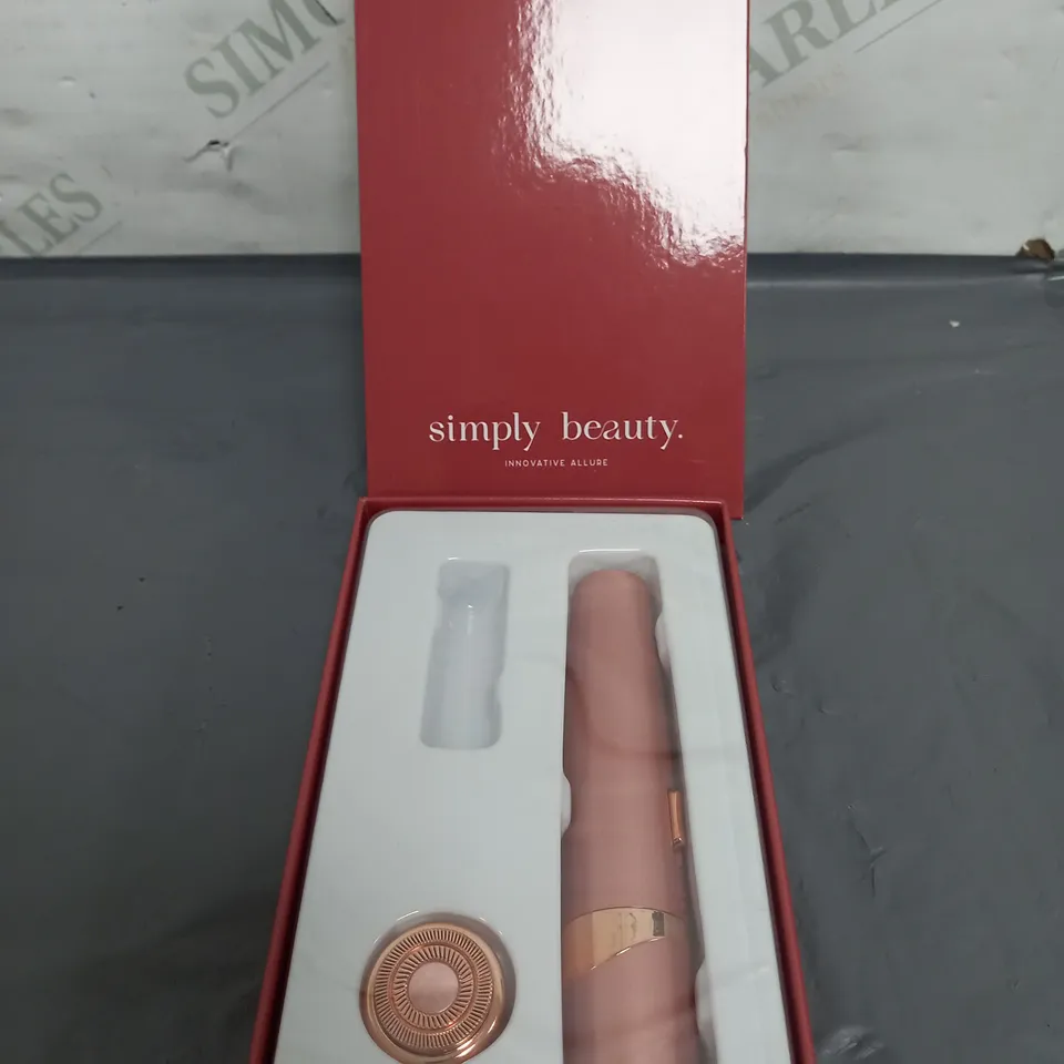 BOXED SIMPLY BEAUTY SINGLE HAIR EPILATOR IN ROSE GOLD