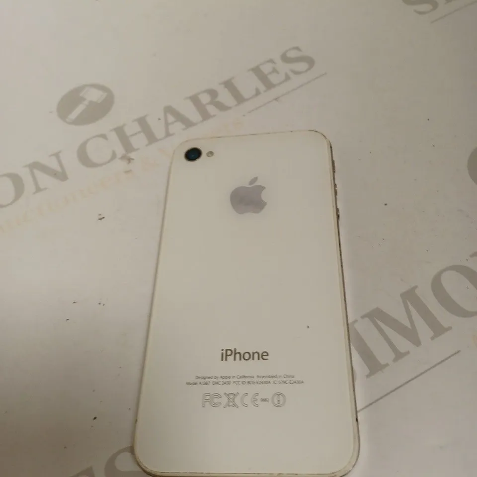IPHONE 4S WHITE A1387
