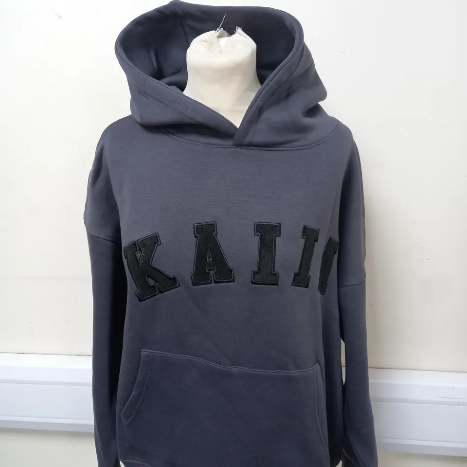 KAIIA SLOGAN OVERSIZED HOODIE SIZE 4