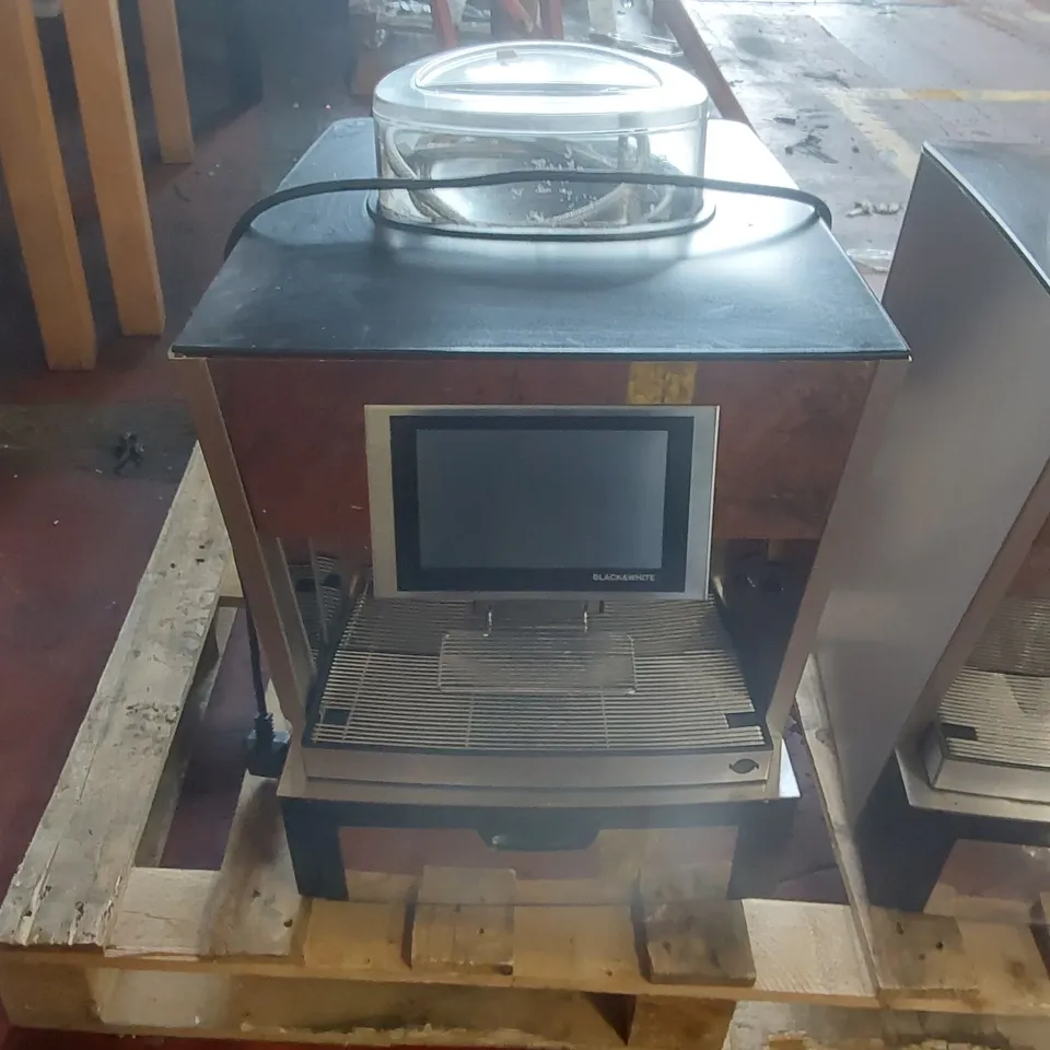 THERMOPLAN BLACK & WHITE 3 COMMERCIAL COFFEE MACHINE