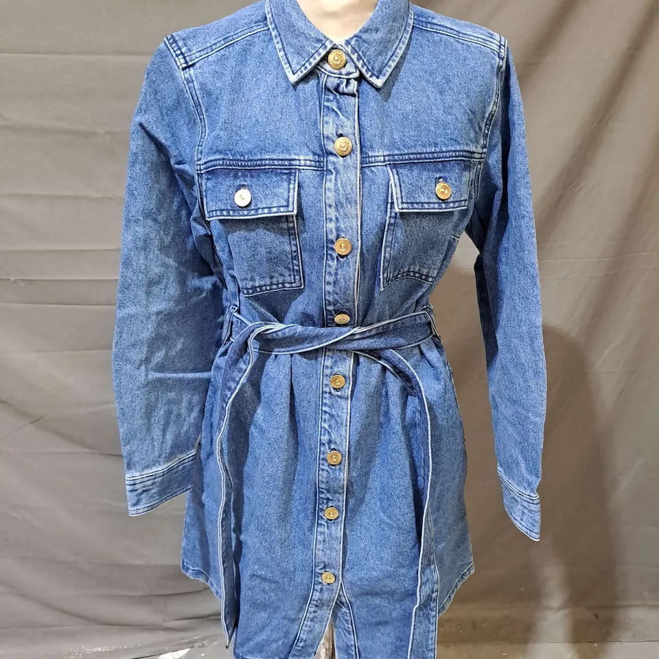 BARBOUR INTERNATIONAL ROUSE DRESS IN AUTHENTIC WASH SIZE 12