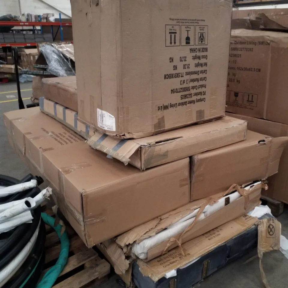 PALLET CONTAINING ASSORTED FURNITURE PARTS 