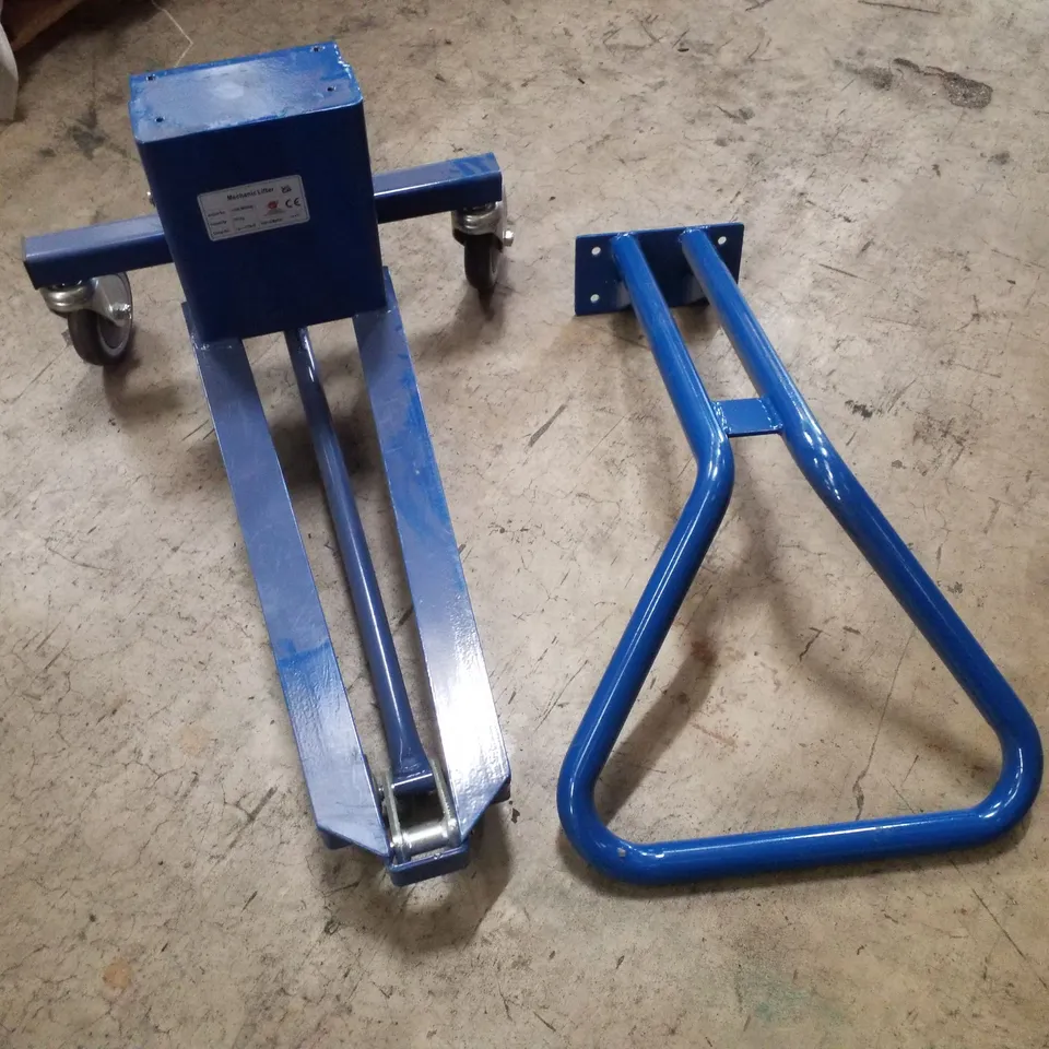 DISPLAY PALLET LIFTER HELP FOR QUARTER PALLETS, 200 KG LOAD, 95-120 MM LIFT HEIGHT