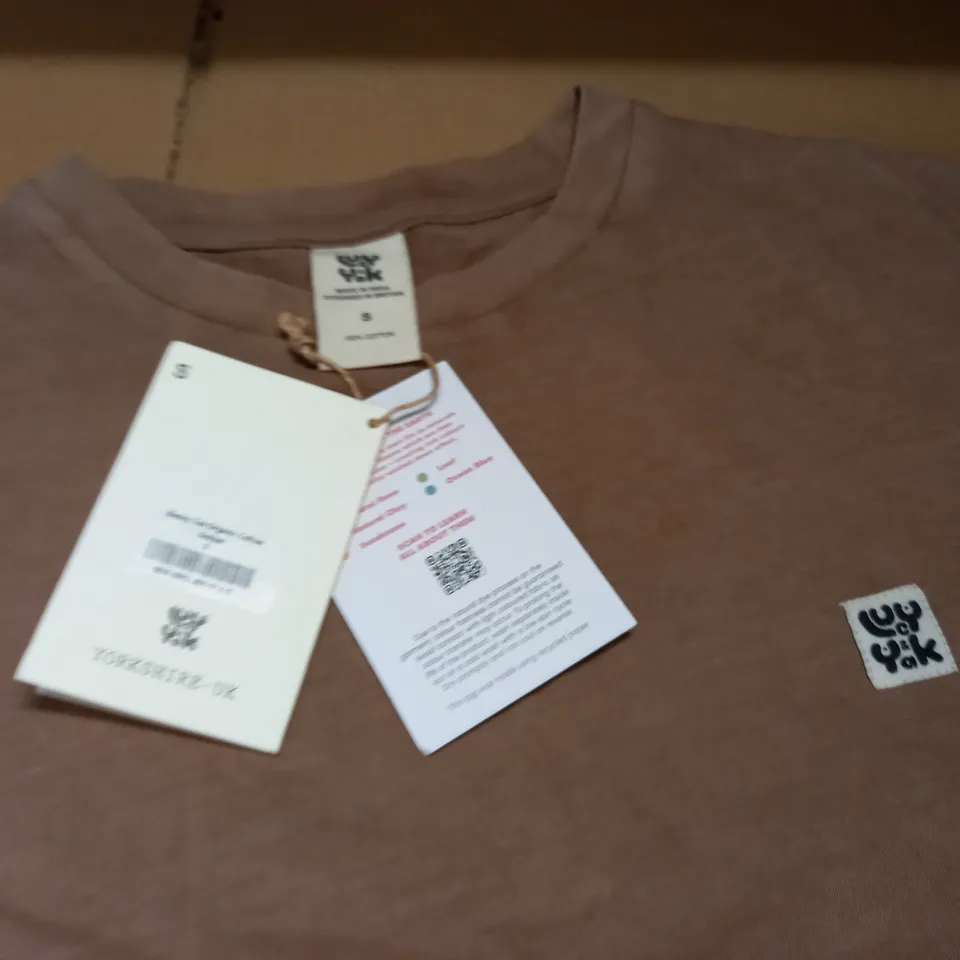 LUCY & YAK BENNY TEE ORGANIC COTTON T-SHIRT - S