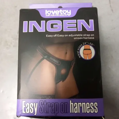 BOXED LOVETOY INGEN EASY STRAP ON HARNESS