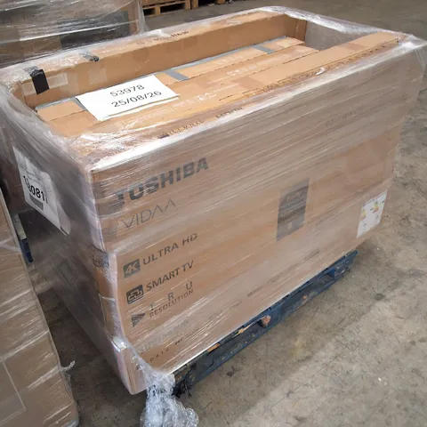 PALLET CONTAINING 7 ASSORTED DAMAGED TVS