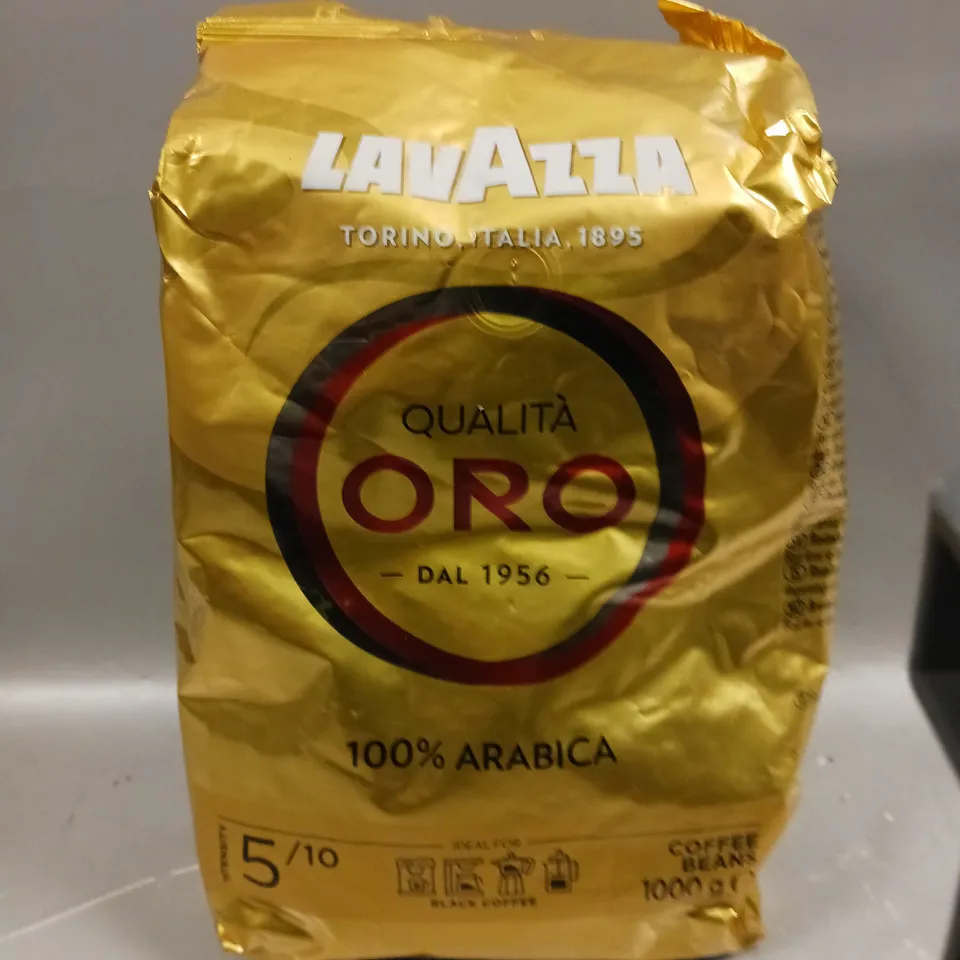 6 X SEALED LAVAZZA ORO ARABICA COFFEE BEANS - 6 X 1KG