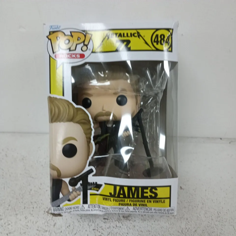 FUNKO POP! ROCKS JAMES HETFIELD (METALLICA) VINYL FIGURE – BOXED