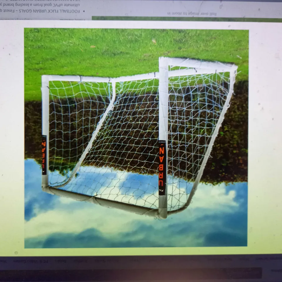 FOOTBALL FLICK ULTIMATE ALL WEATHER UPVC FOOTBALL GOAL